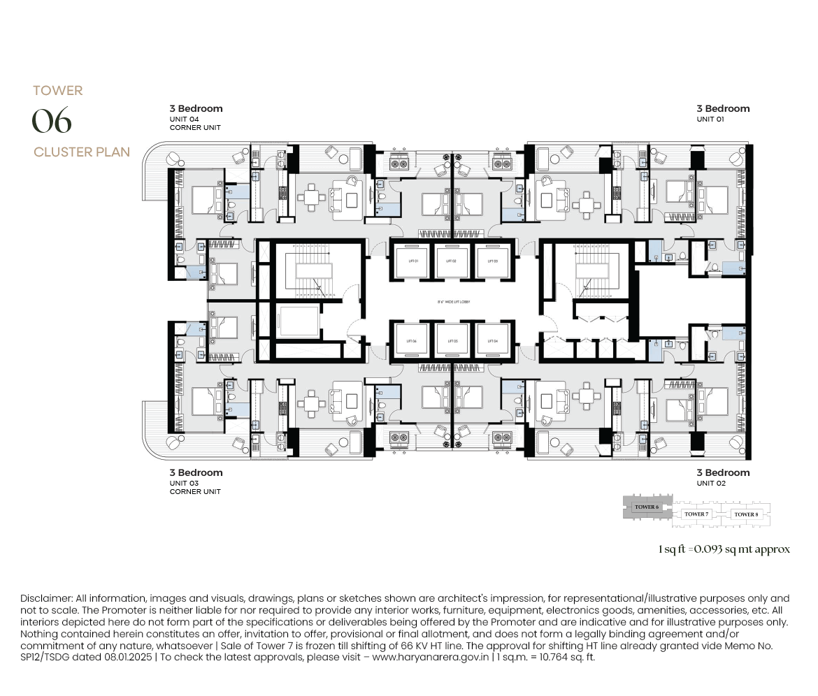 Tower 6 cluster plan banner 1 1